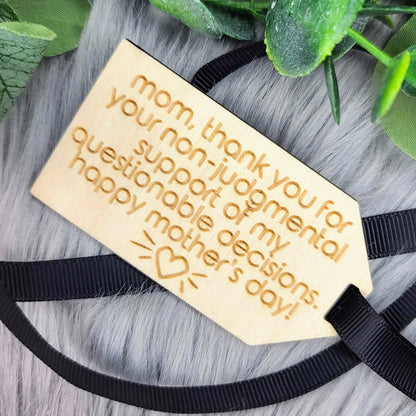 Wood Gift Tags - Laser Engraved
