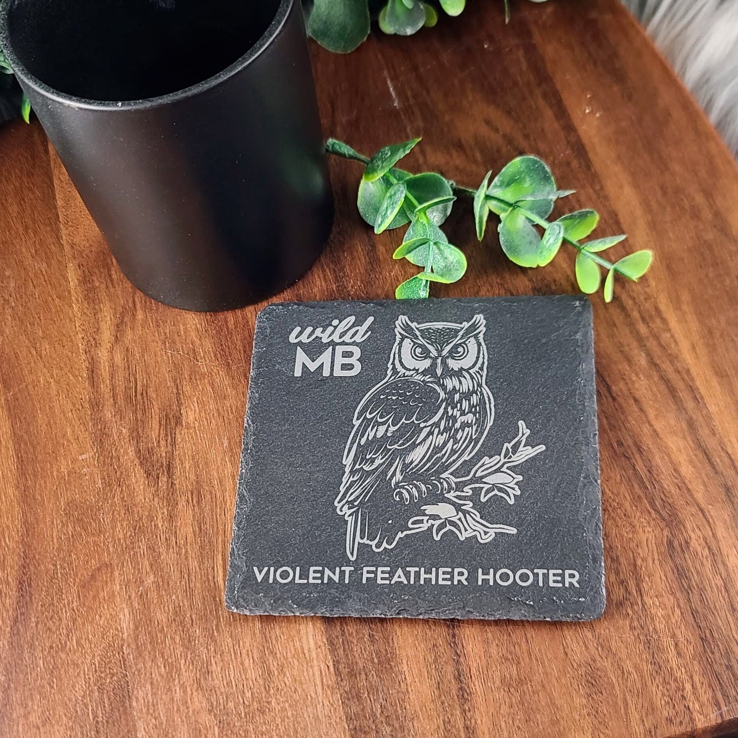 Wild MB Coasters - Natural Slate