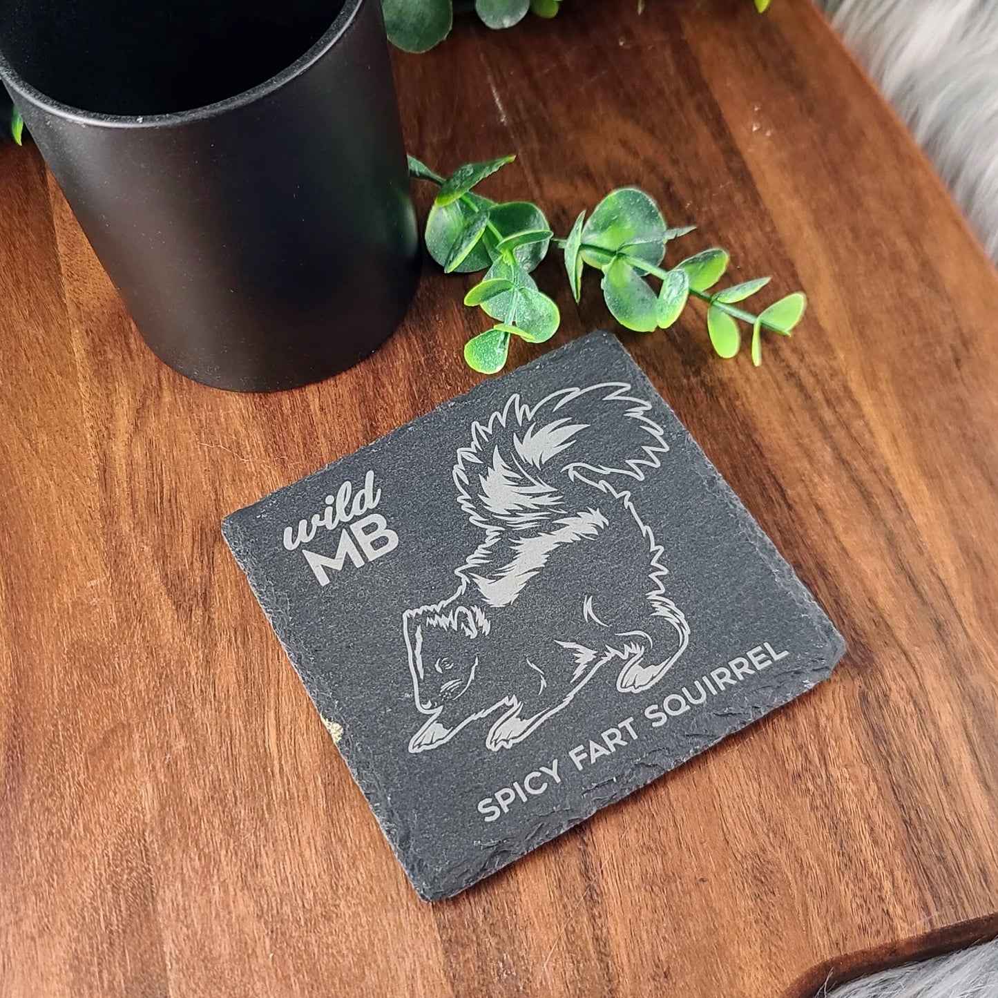 Wild MB Coasters - Natural Slate