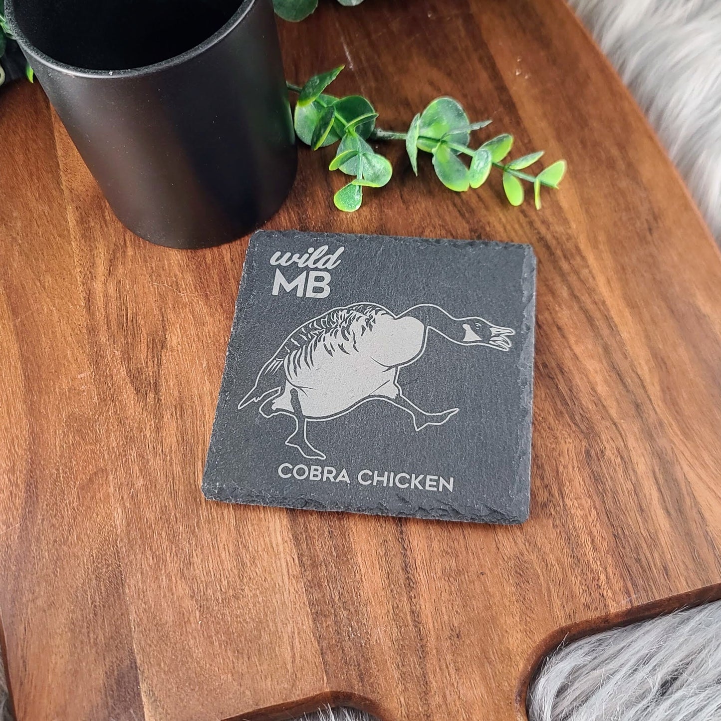 Wild MB Coasters - Natural Slate