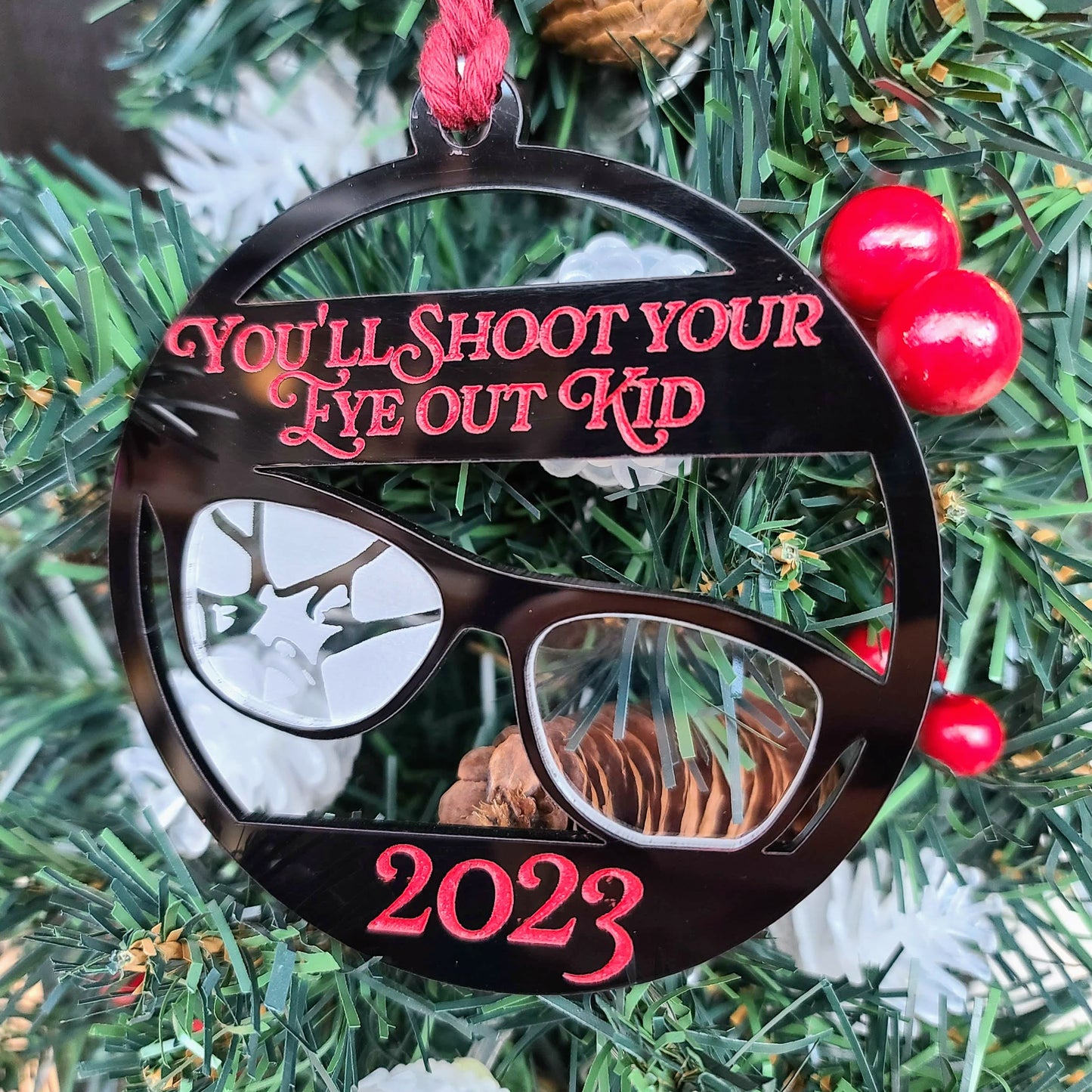 You'll Shoot Your Eye Out Kid Ornament