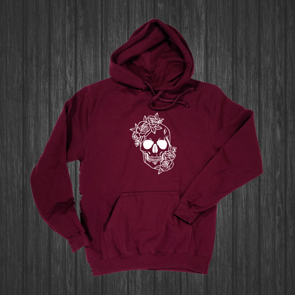 Floral Skull Hoodie