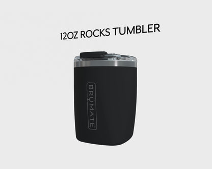 Brumate Rocks Tumbler 12oz - Custom Laser Engraving Available