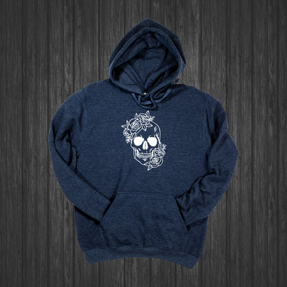 Floral Skull Hoodie