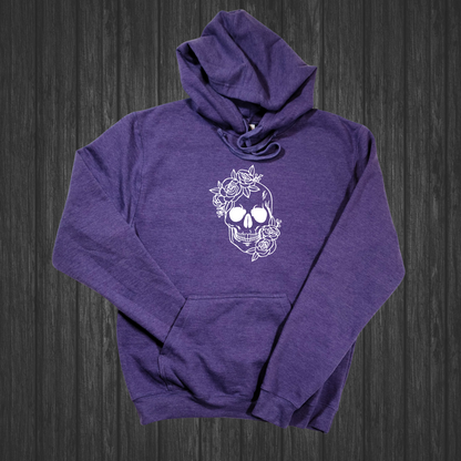 Floral Skull Hoodie