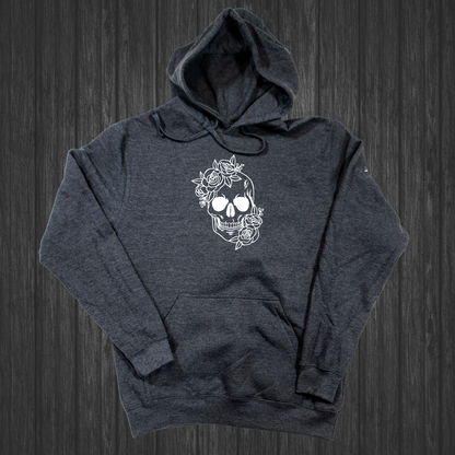 Floral Skull Hoodie