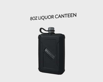 Brumate Liquor Canteen 8oz Flask - Custom Laser Engraving Available