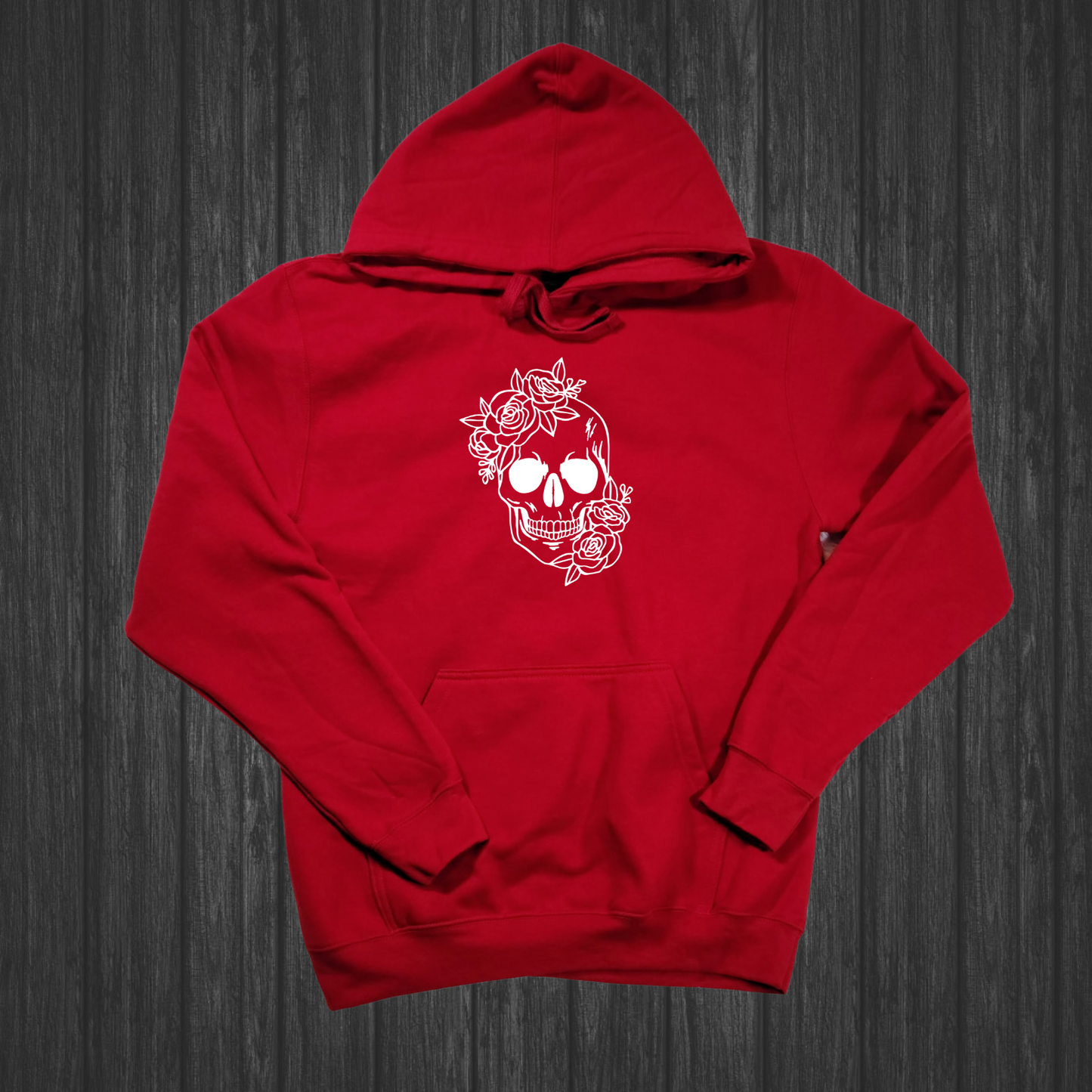 Floral Skull Hoodie