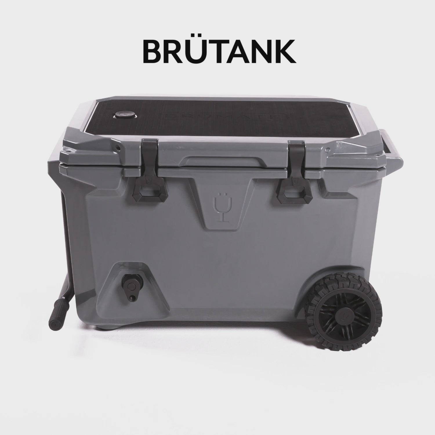BruMate BruTank 55-Quart Rolling Cooler Aqua